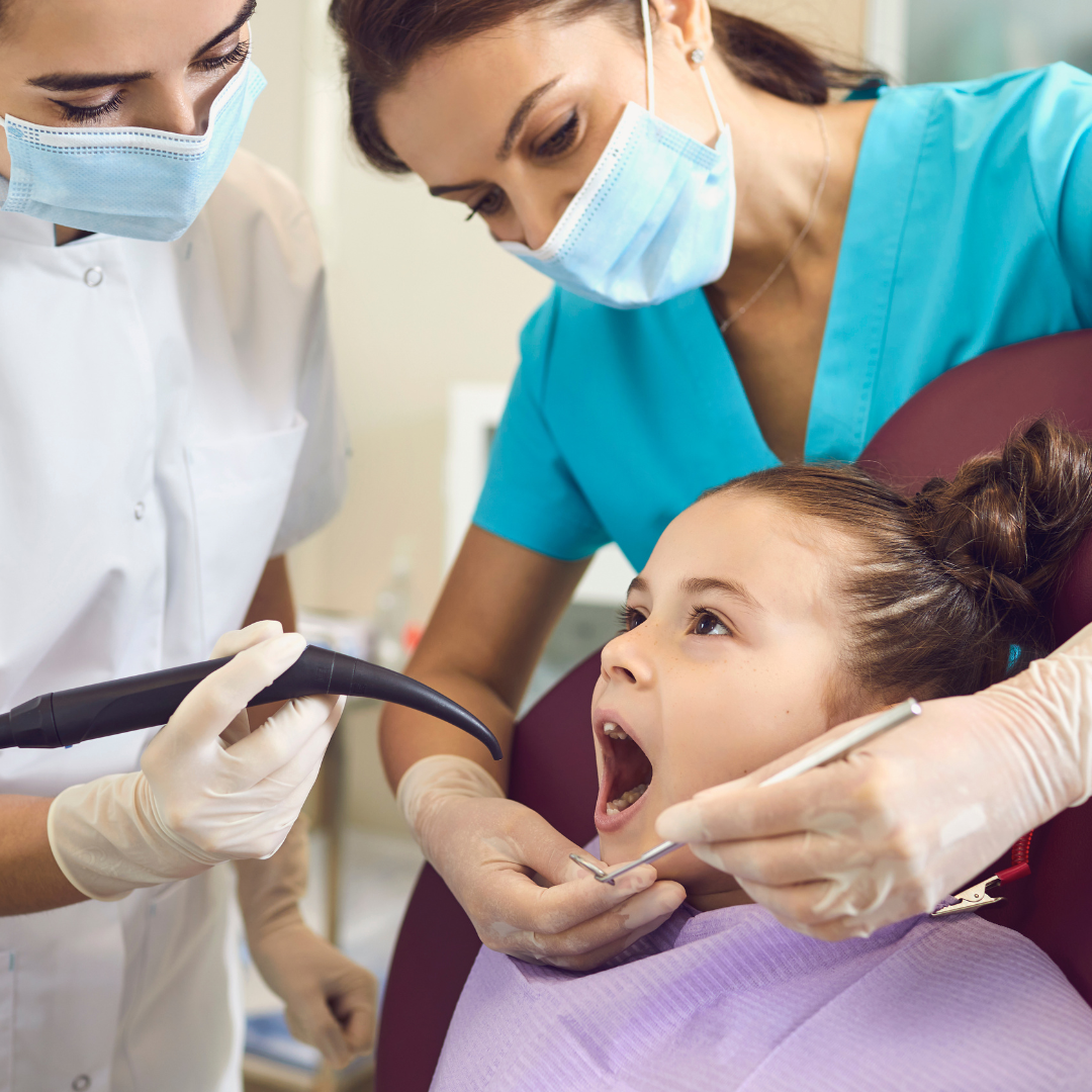 Noble Dental dentist treating a child patient